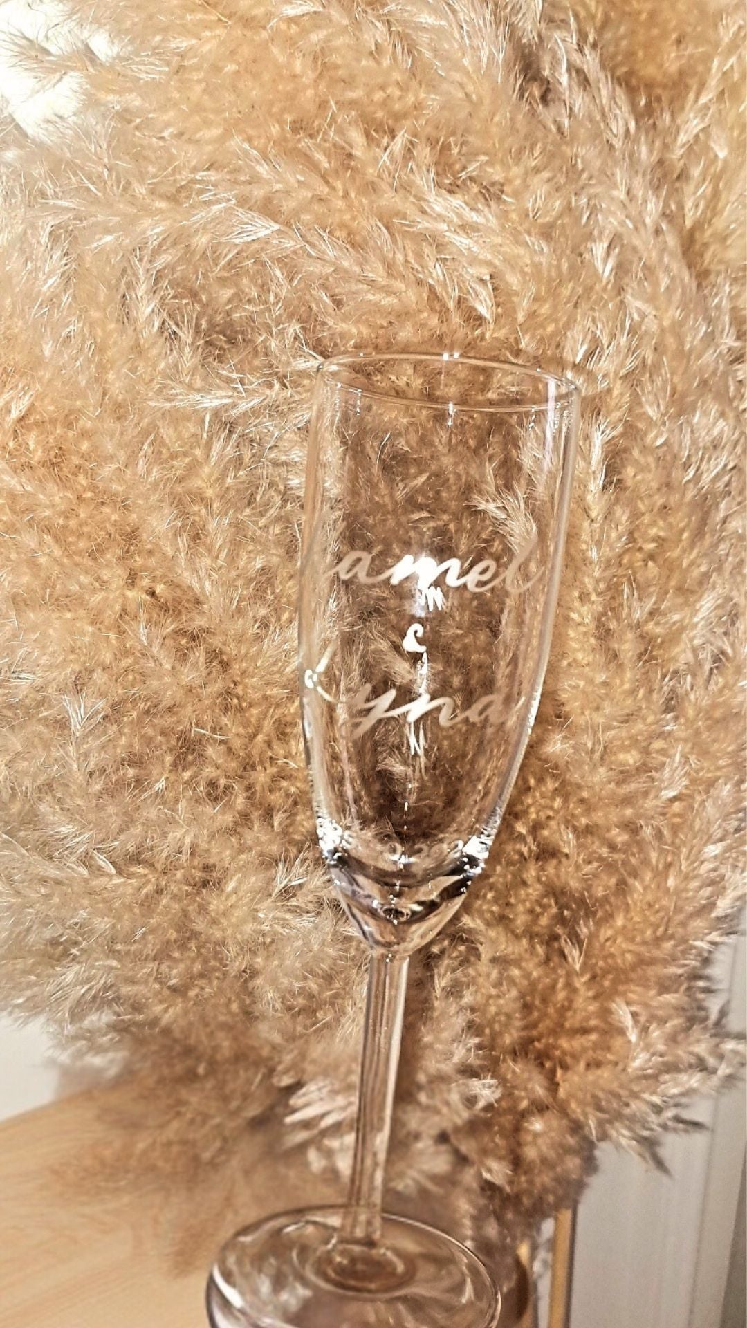 Box de mariée personnalisée EVJF + flûte à champagne gravée