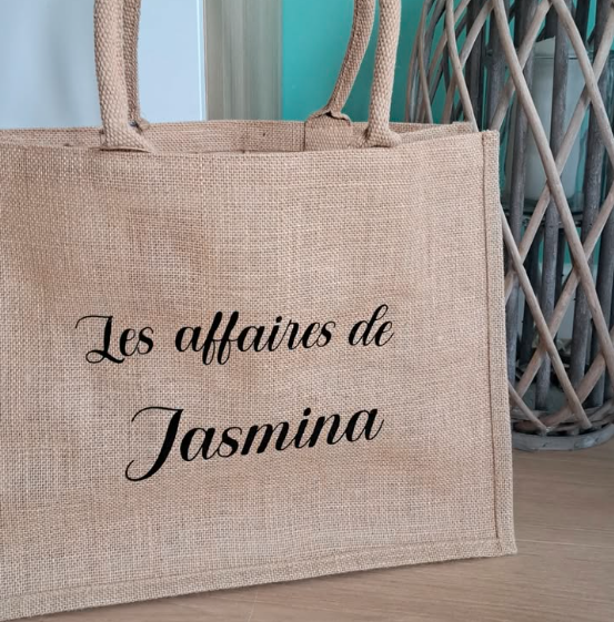 Le sac en jute "Les affaires de"