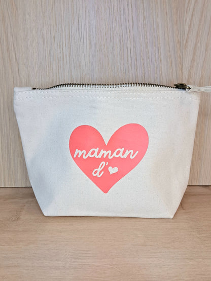 La pochette personnalisée MAMAN D'AMOUR