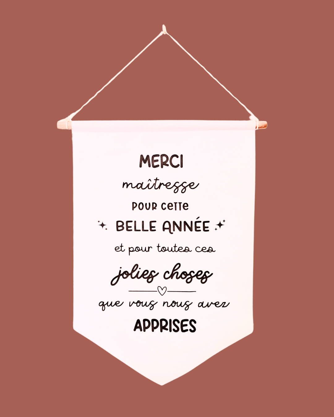 Fanion à suspendre