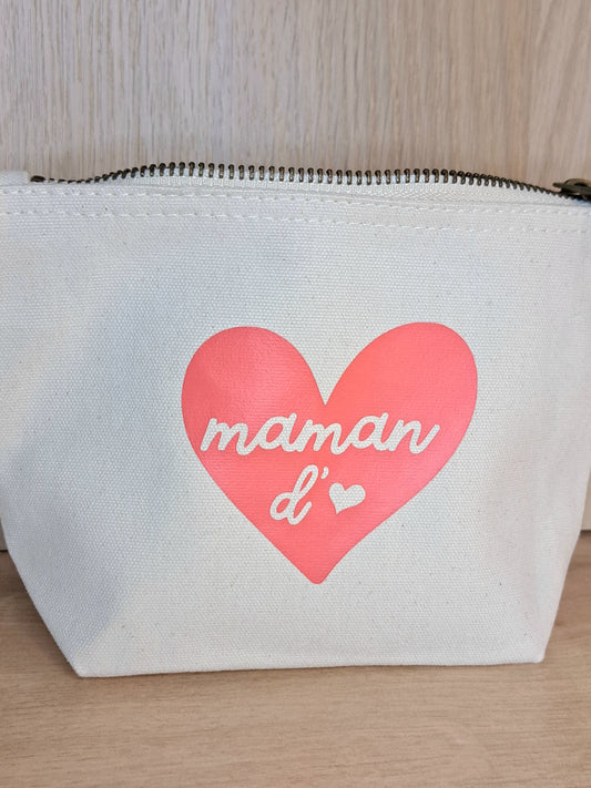 La pochette personnalisée MAMAN D'AMOUR
